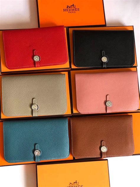 hermes paris leather wallet.